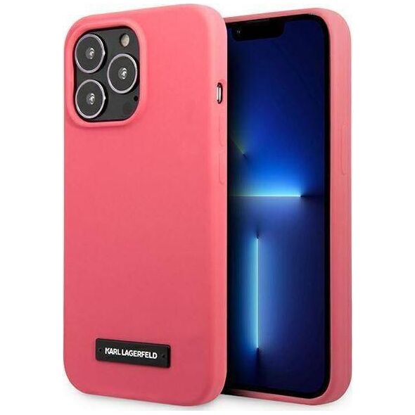 Karl Lagerfeld Karl Lagerfeld KLHCP13LSLMP1PI iPhone 13 Pro / 13 6,1" hardcase fuksja/fuchsia Silicone Plaque