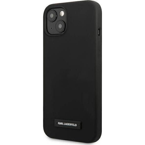 Karl Lagerfeld Karl Lagerfeld KLHCP13MSLMP1K iPhone 13 6,1" hardcase czarny/black Silicone Plaque