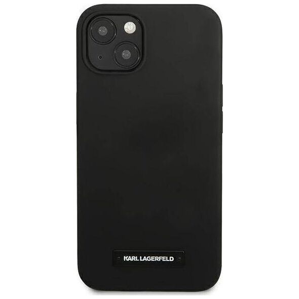 Karl Lagerfeld Karl Lagerfeld KLHCP13MSLMP1K iPhone 13 6,1" hardcase czarny/black Silicone Plaque