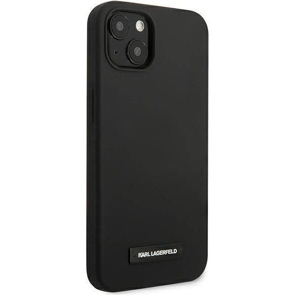 Karl Lagerfeld Karl Lagerfeld KLHCP13MSLMP1K iPhone 13 6,1" hardcase czarny/black Silicone Plaque