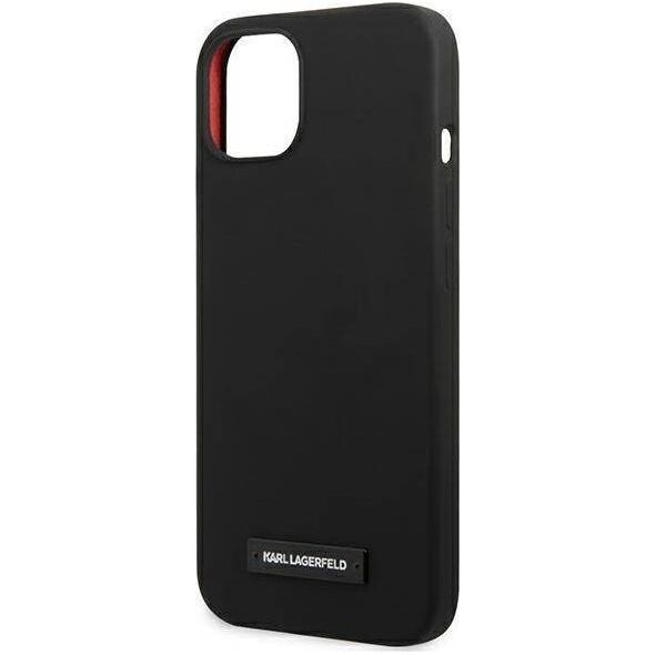 Karl Lagerfeld Karl Lagerfeld KLHCP13MSLMP1K iPhone 13 6,1" hardcase czarny/black Silicone Plaque