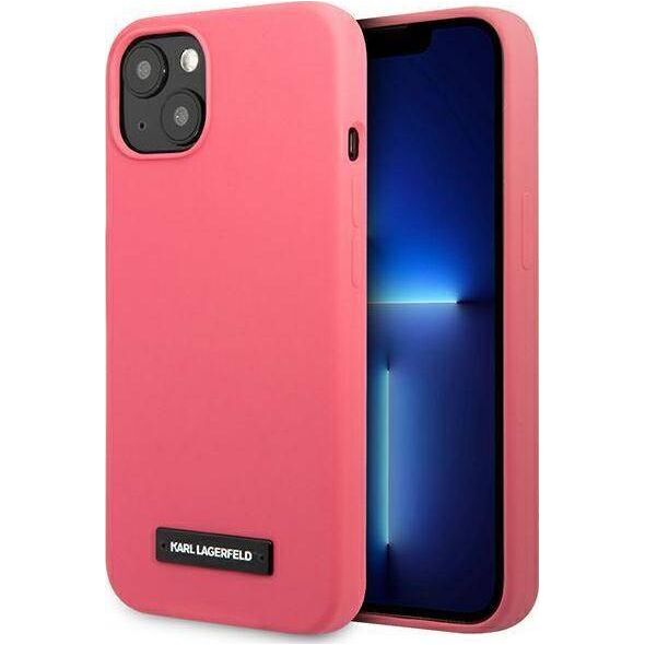 Karl Lagerfeld Karl Lagerfeld KLHCP13MSLMP1PI iPhone 13 6,1" hardcase fuksja/fuchsia Silicone Plaque