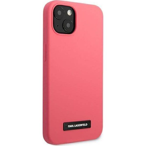 Karl Lagerfeld Karl Lagerfeld KLHCP13MSLMP1PI iPhone 13 6,1" hardcase fuksja/fuchsia Silicone Plaque
