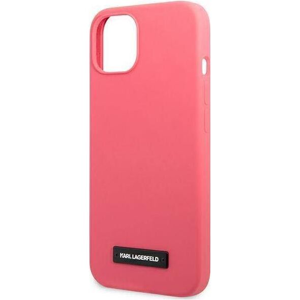 Karl Lagerfeld Karl Lagerfeld KLHCP13MSLMP1PI iPhone 13 6,1" hardcase fuksja/fuchsia Silicone Plaque