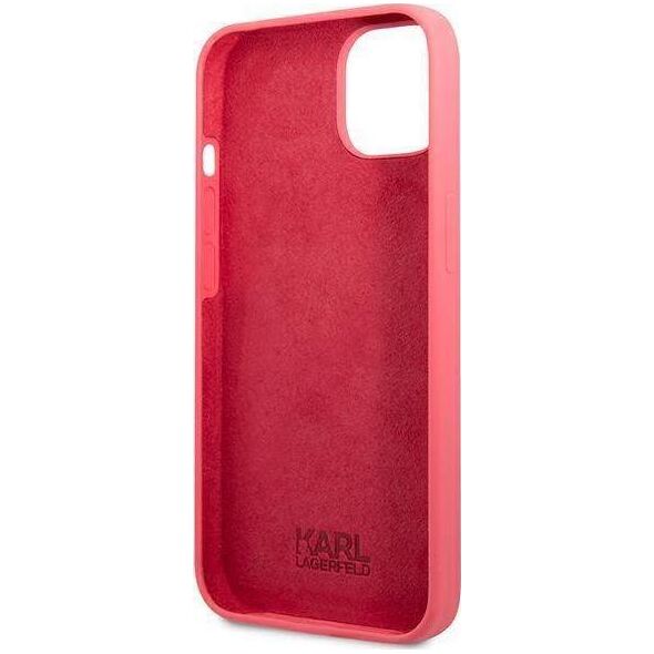 Karl Lagerfeld Karl Lagerfeld KLHCP13MSLMP1PI iPhone 13 6,1" hardcase fuksja/fuchsia Silicone Plaque