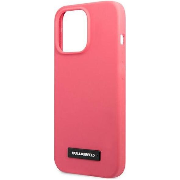 Karl Lagerfeld Karl Lagerfeld KLHCP13XSLMP1PI iPhone 13 Pro Max 6,7" hardcase fuksja/fuchsia Silicone Plaque
