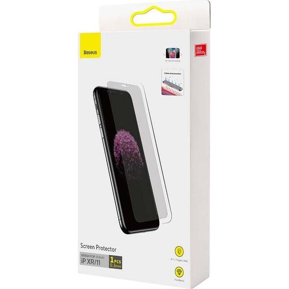 Baseus Szkło hartowane z filtrem prywatyzującym 0.3mm Baseus do iPhone XR / 11