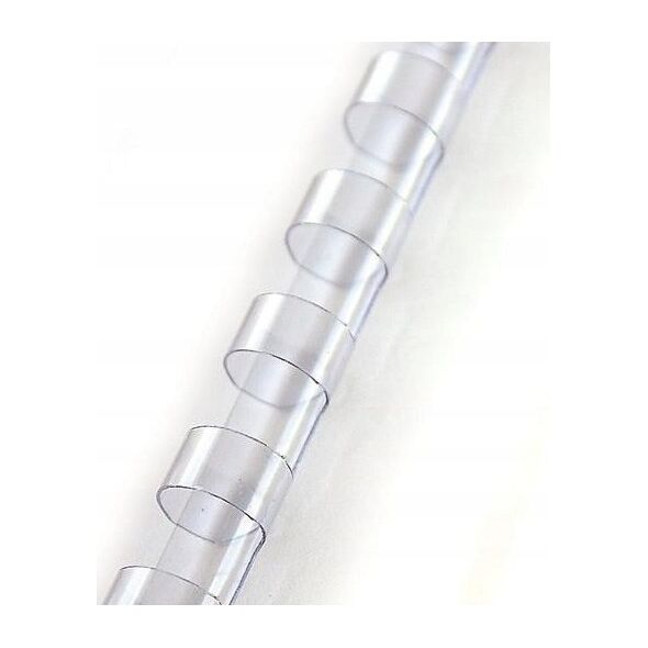 Argo Grzbiet plastikowy 6mm ARGO 405068 przezroczysty 100 szt