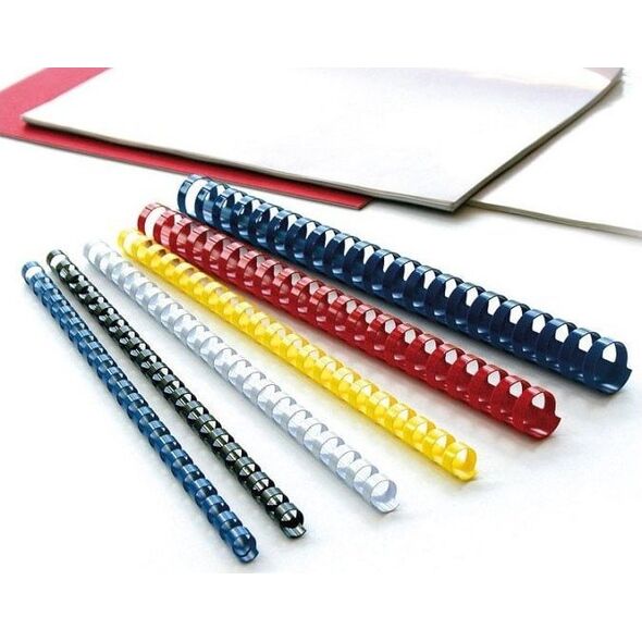 Argo Grzbiet plastikowy 16mm ARGO 405168 przezroczysty 100 szt
