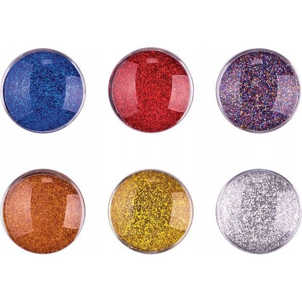 Centrum Magnesy 30mm CENTRUM GLITTER 88804 6szt