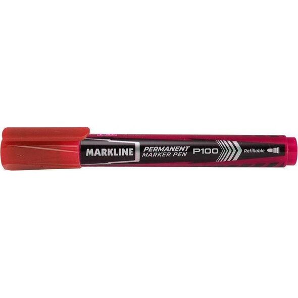 Linc Marker permanentny LINC Markline MP100RED czerwony okrągła