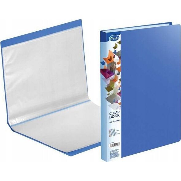 Forofis Album ofertowy A4 FOROFIS 91206 niebieski PVC 0.5mm 30 kieszeni