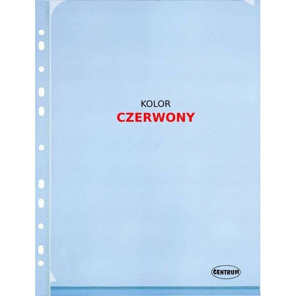 Centrum Obwoluta z perforacją A4 CENTRUM 80633 mix PP 0.18mm