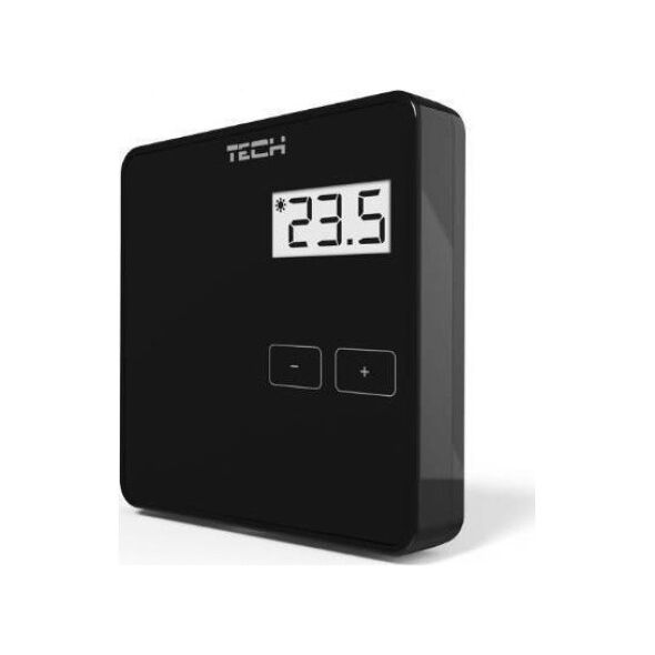Tech Przewodowy regulator pokojowy dwustanowy do listwy L-10 R-10b czarny