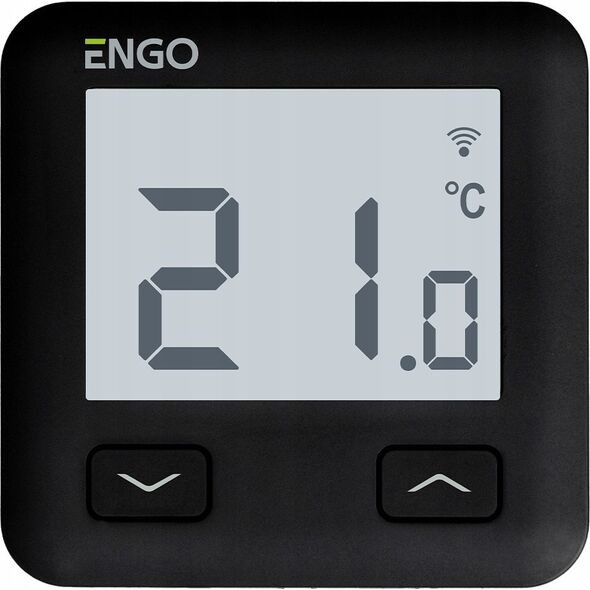 Internetowy regulator temperatury, WI-FI, 230V, czarny
