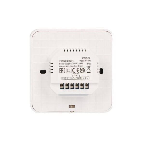 Internetowy regulator temperatury, WI-FI, 230V, Biały