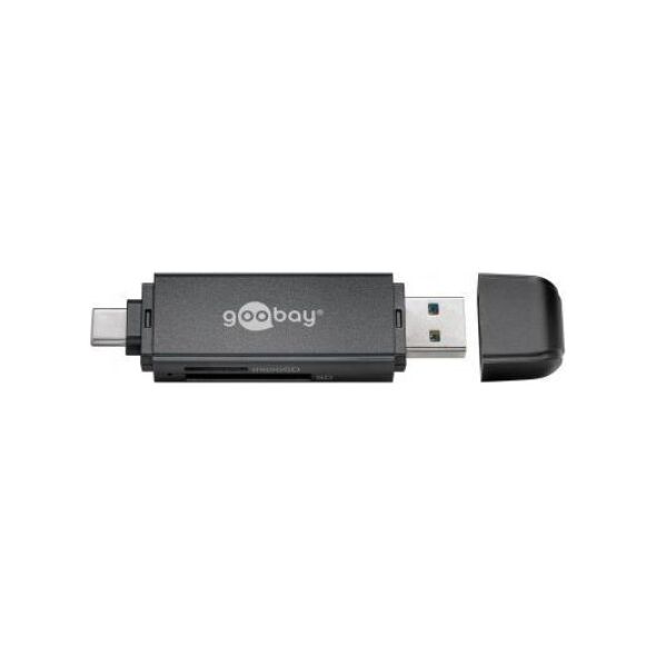 Czytnik Goobay USB 3.0 - USB-C™ 2 w 1 Czytnik kart 58261