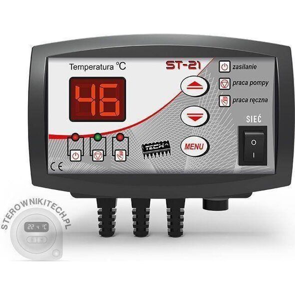 Tech Sterownik ST-21 do pompy CO czarny