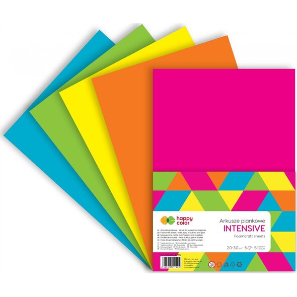 Happy Color Pianka Happy Color INTENSIVE 20x30 cm 5 ark