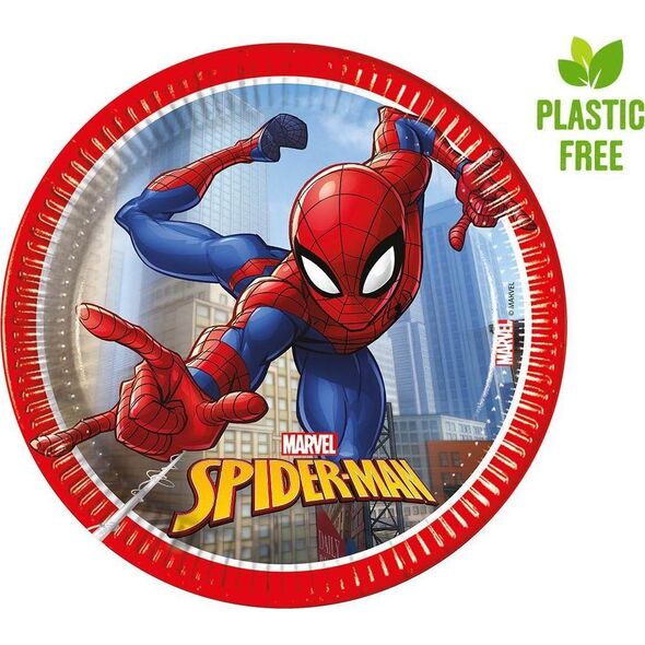 PROCOS Talerzyki papierowe 20cm 8 szt Spiderman