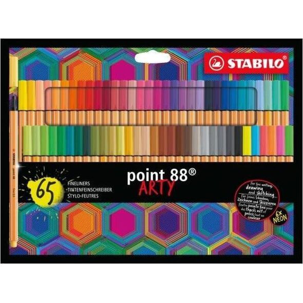 Stabilo Cienkopis STABILO point 88 pudełko kartonowe 65 szt. ARTY 8865-21-20