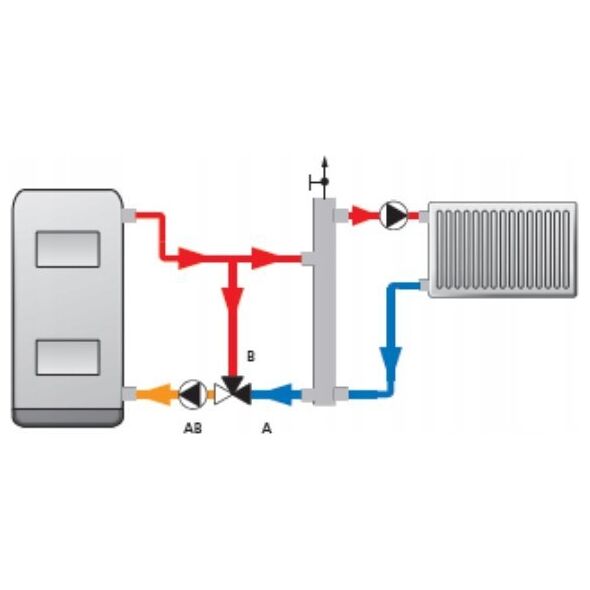 Afriso Zawór temperaturowy ATV 554, DN32, Rp1 1/4", kvs 9, 50°C