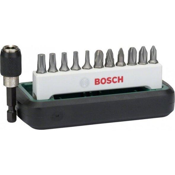 Bosch 12-CZĘŚCIOWY ZESTAW KOŃCÓWEK PH, PZ, TORX