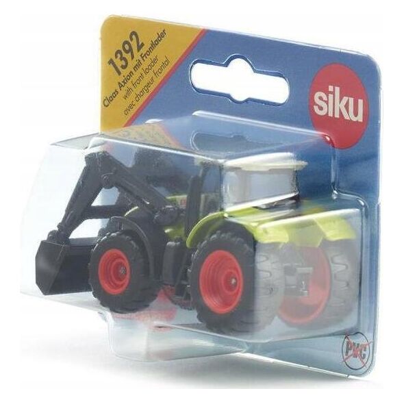 Siku Traktor Claas Axion z ładowarką czołową Siku 1392