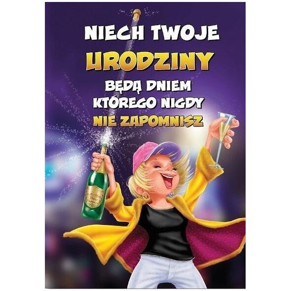 Trend Kartka okolicznościowa Urodziny MF28