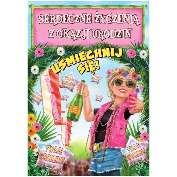 Trend Kartka okolicznościowa Urodziny MF37