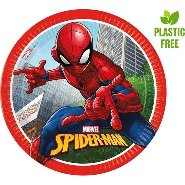 GoDan Talerzyki papierowe Spiderman 23cm 8szt