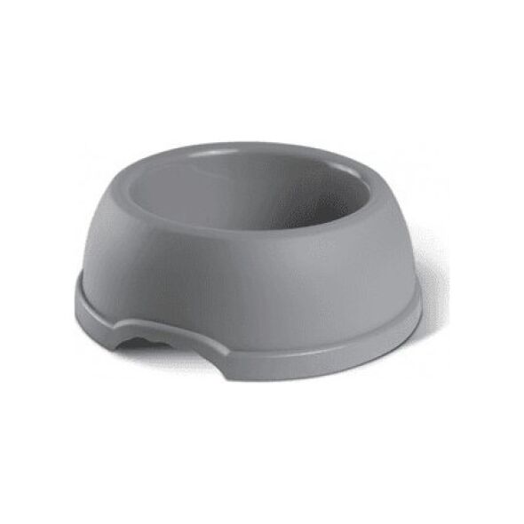 Barry King Miska plastikowa dla psów XL, 2,25L, szara, śr. 29cm,