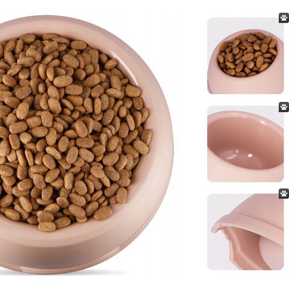 Barry King Miska plastikowa dla psów XXL, 3L, beżowa, śr. 32,5cm,