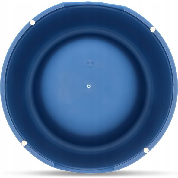 Barry King Miska plastikowa dla psów XXL, 3L, granatowa, śr. 32,5cm,