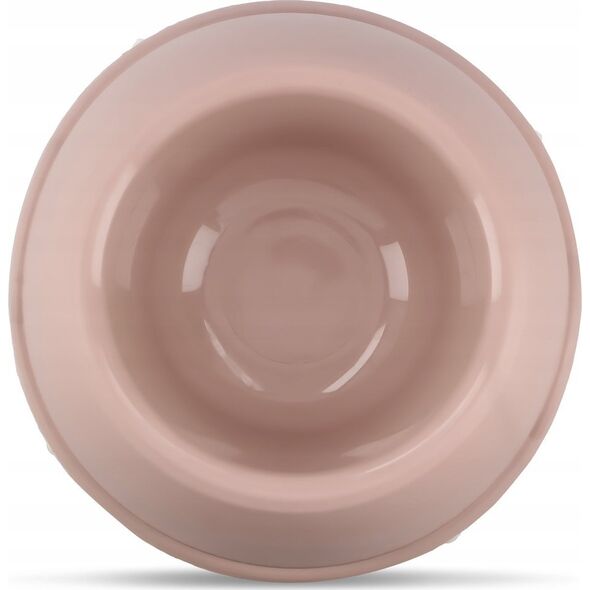 Barry King Miska plastikowa dla psów i kotów XS, 0,25L, beżowa, śr. 15cm,