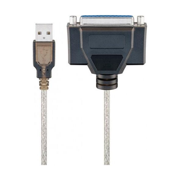 Kabel USB Goobay USB-A - miniUSB 1.5 m Srebrny (RB95433)