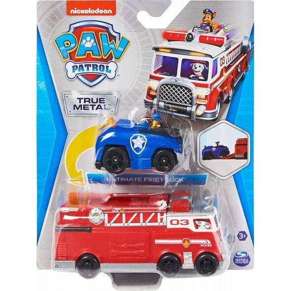 Spin Master Psi Patrol Zestaw drużynowy Samochód strażacki + Chase Spin Master