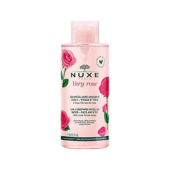 NUXE POLSKA SP. Z O.O. Nuxe Very Rose, łagodząca woda micelarna 3w1 750 ml