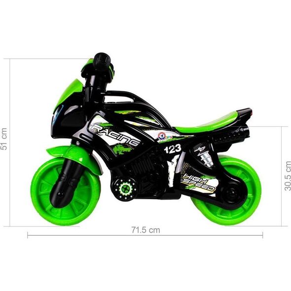 Technok Motocykl zielono-czarny  5774