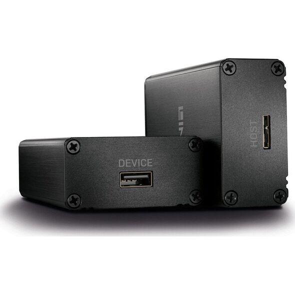 Adapter USB Lindy 42708 USB micro B - USB Czarny  (42708)