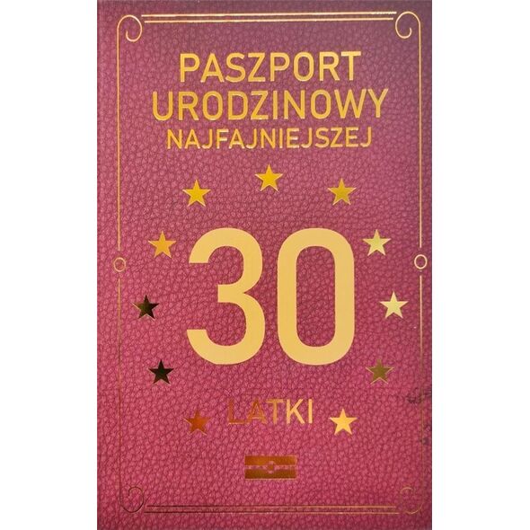 Yeku Karnet Urodzinowy 30 JCX - 036