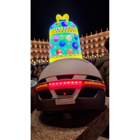 Livall Neo Smart Kask Miejski Bluetooth LED/SOS, Szary, r. M (BH51M)