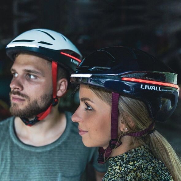 Livall Smart Kask Rowerowy LED/SOS r. 58-62cm Miętowy EVO21