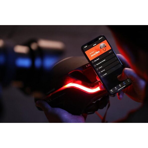 Livall Smart Kask Rowerowy LED/SOS r. 58-62cm Miętowy EVO21