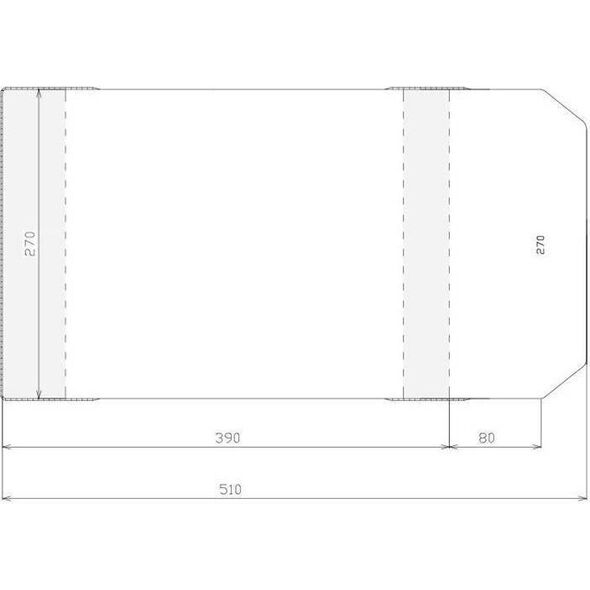 Sztapel Okładka regulowana 270x470mm (50szt)