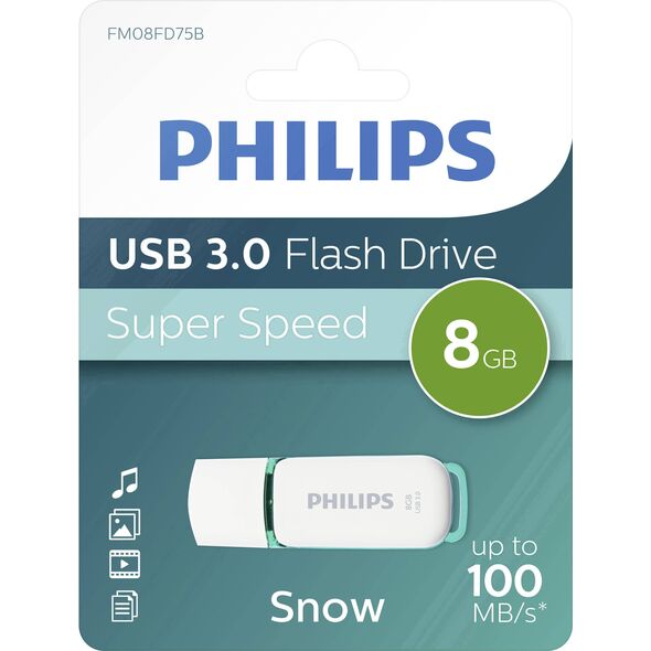 Pendrive Philips Snow Edition 3.0, 8 GB  (FM08FD75B/00)