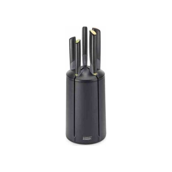 Joseph Joseph Joseph Joseph Elevate Knife Block Set 6 pcs. black