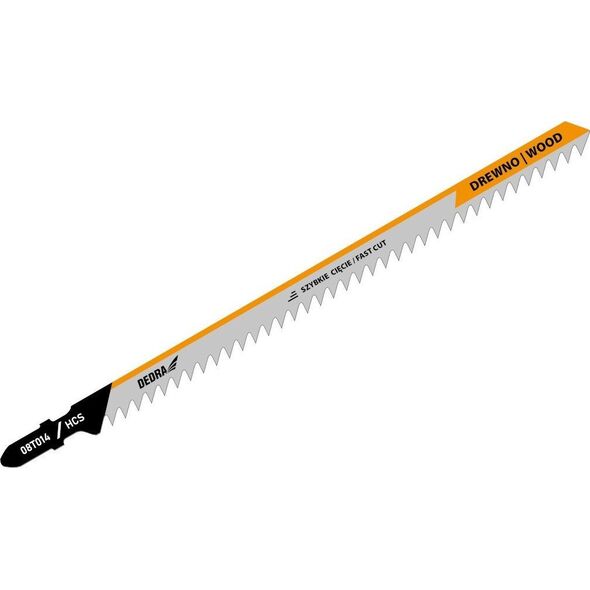Dedra Brzeszczoty do wyrzynarki 180/155mm, drewno, HCS, T, 2szt