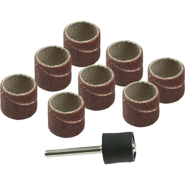 Dedra Taśma szlifierska 12.7mm,K60,K120, zestaw 9szt