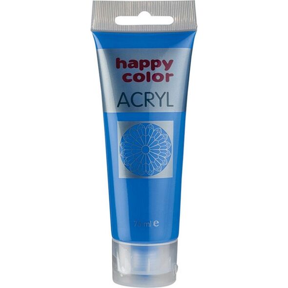 Happy Color Farba akrylowa Happy Color 75ml niebieski perłowy metalik